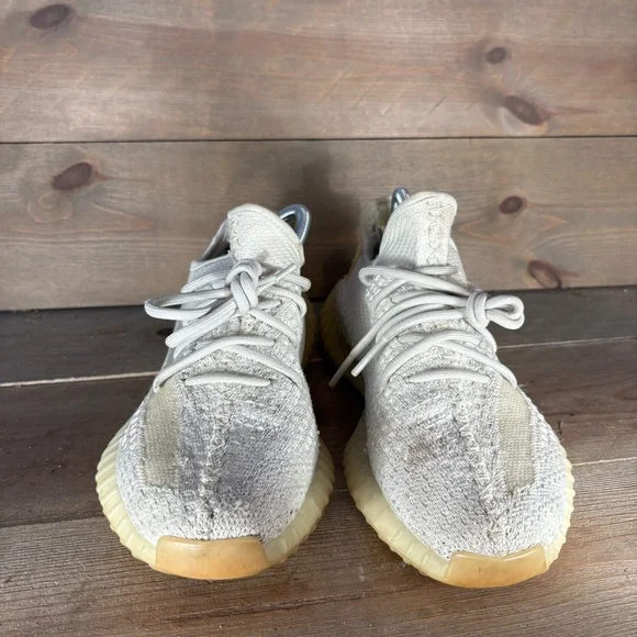 adidas yeezy boost 350 v2 light mens size 8.5 shoes gray comfort sneakers